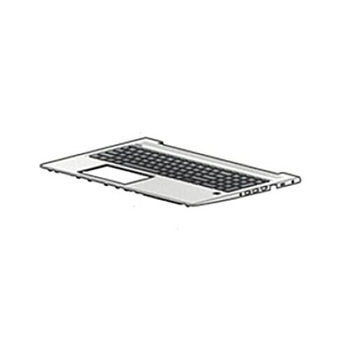 HP L45091-041 laptop reserve-onderdeel Behuizingsvoet + toetsenbord Zwart