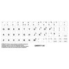 Axitech Notebook Keyboard Stickers Qwerty United Kingdom White stickers-qwerty-uk-white